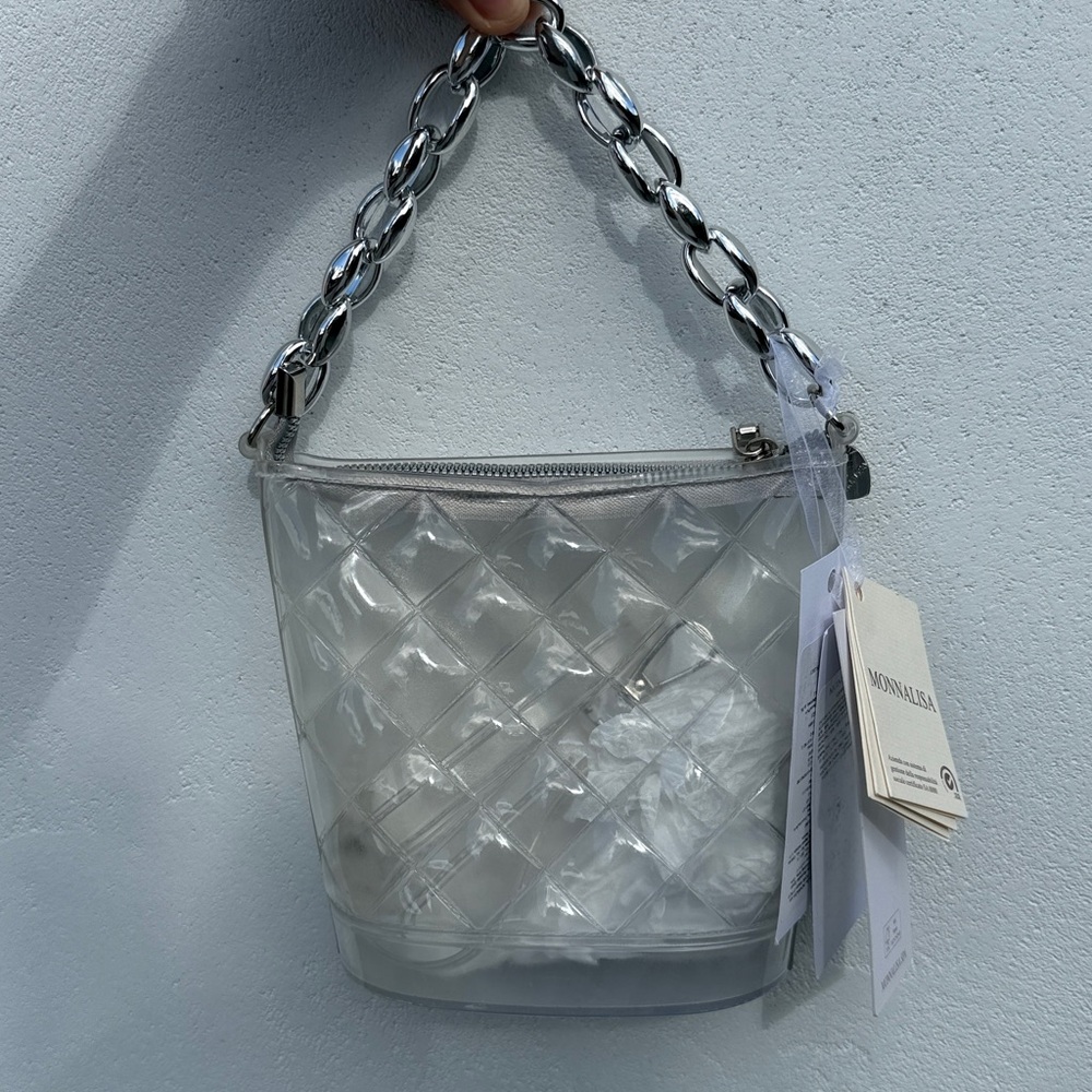 MONNALISA clear hand bag